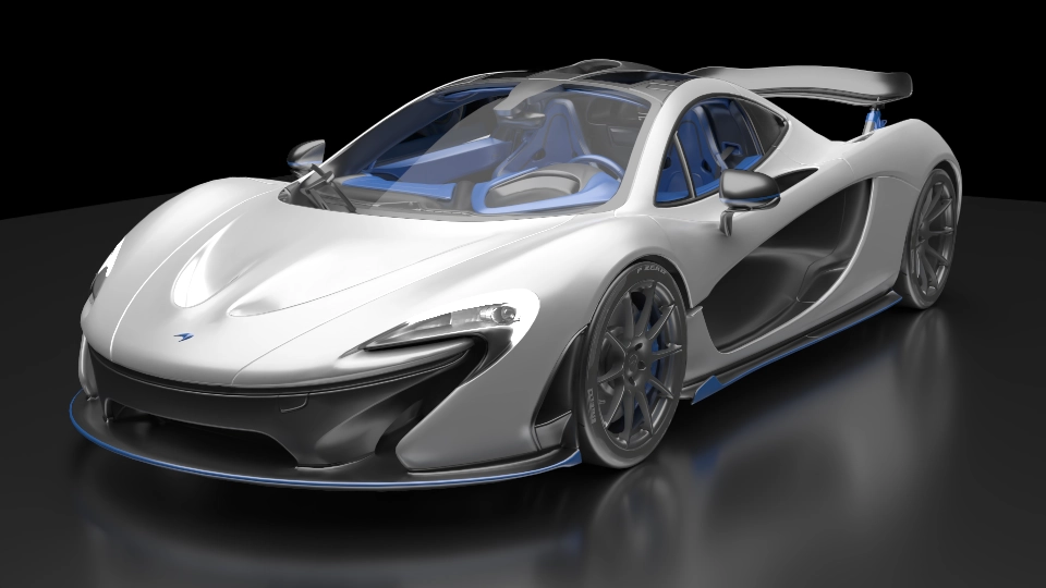 UCSD CSE 168: OptiX Path Tracer, McLaren P1