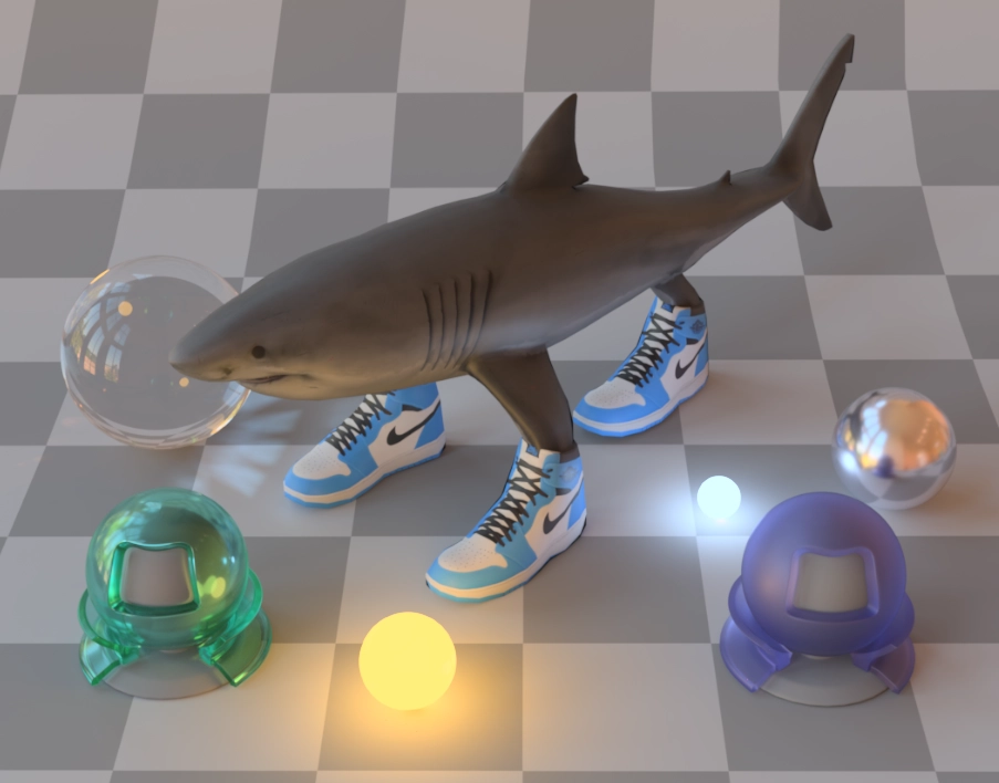 UCSD CSE 272: Vulkan Path Tracer Demo Scene