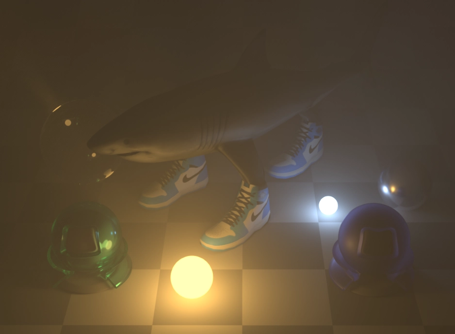 UCSD CSE 272: Vulkan Volume Path Tracer Demo Scene