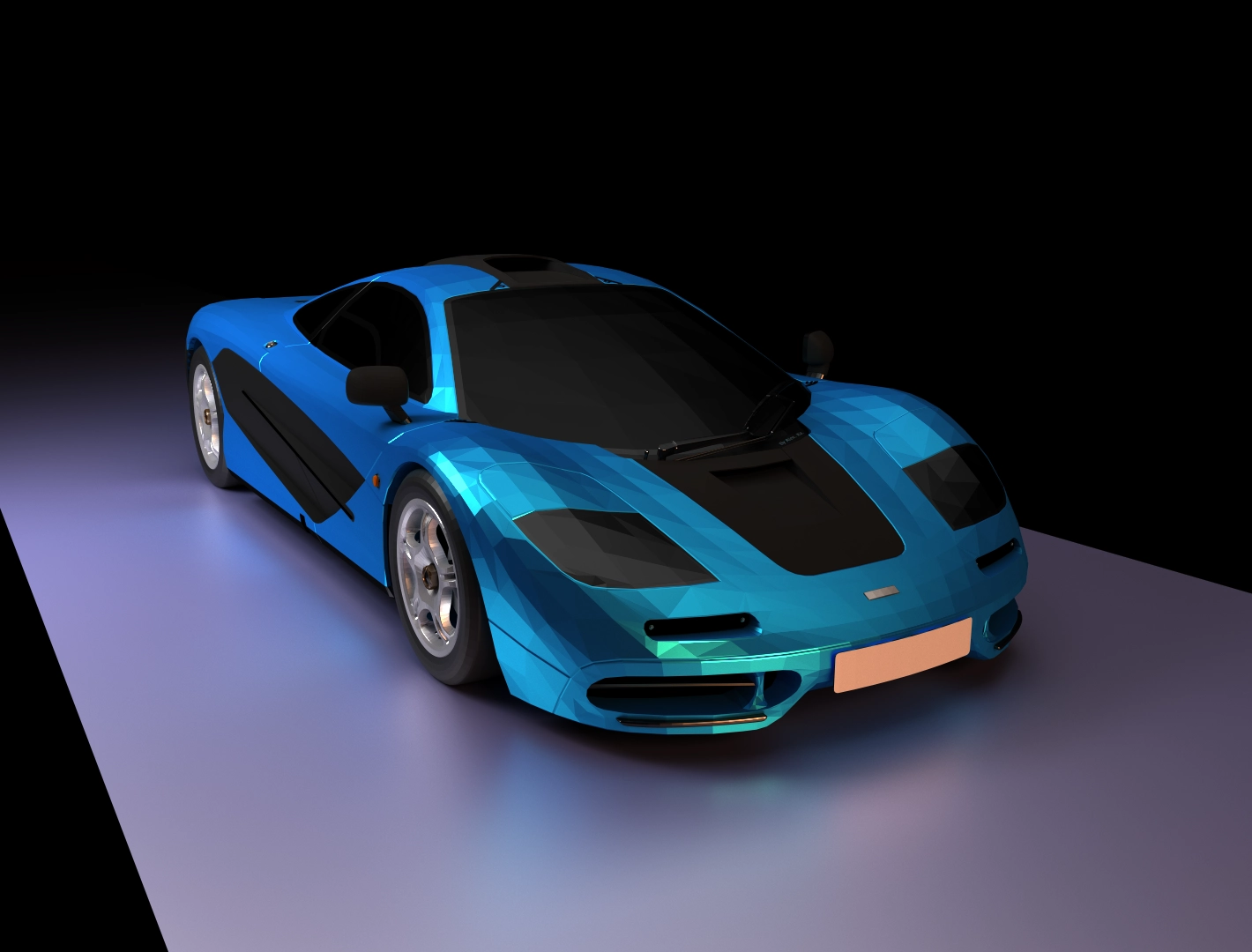 UCSD CSE 168: OptiX Path Tracer, McLaren F1